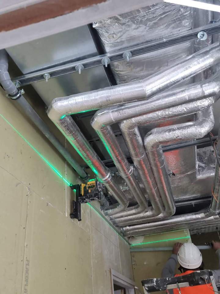 Réseau de plomberie ventilation et chauffage Paris