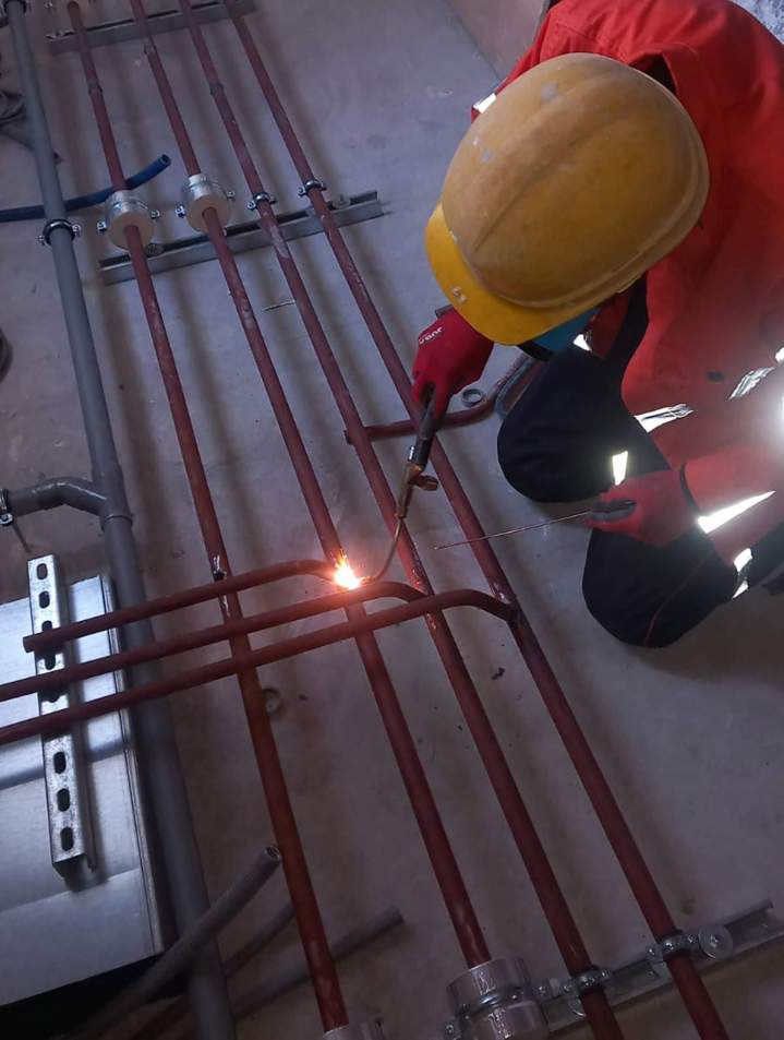 Soudage réseau de distribution de chauffage Paris